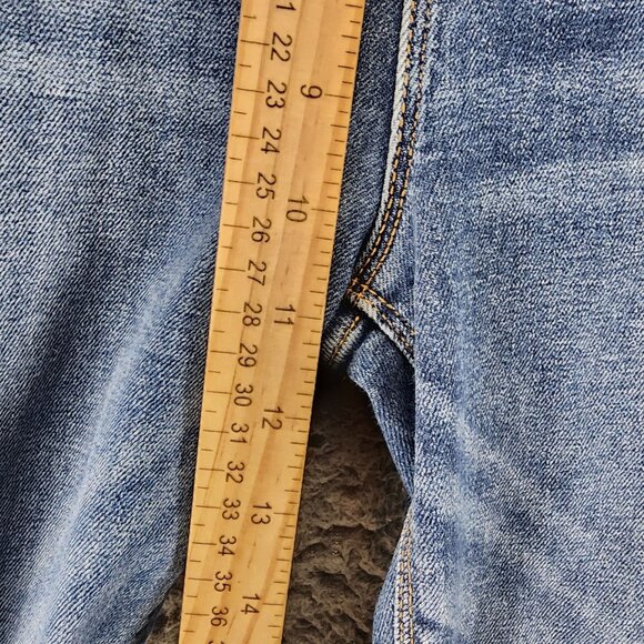 Hudson Jeans Womens 32 Blue Nico Stretch Mid Rise Crop *Read* - Picture 6 of 13